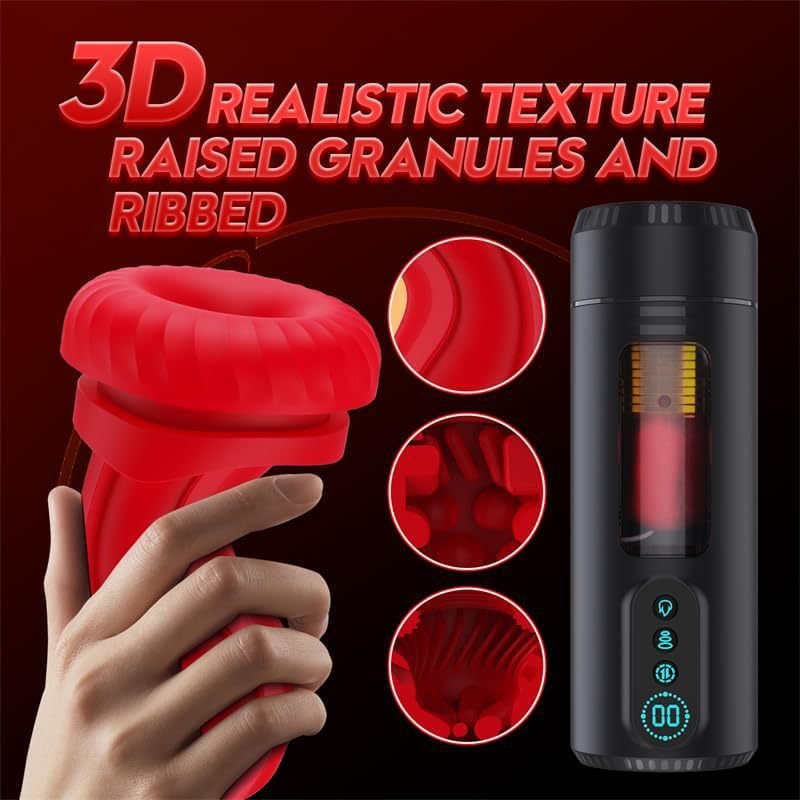 Men Mastubator Sucking Male Masturbators Automatic Piston Moaning Voice Powerful Telescopic Masturbator for Men Sex Shop Toys 详情 11 1