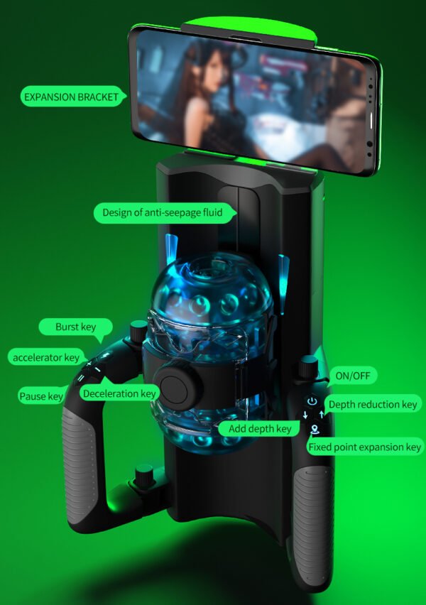 New arrived Electric Male Masturbators Automatic 10 Modes Telescopic Interaction Masturbator with Phone Holder Sex Toys for men