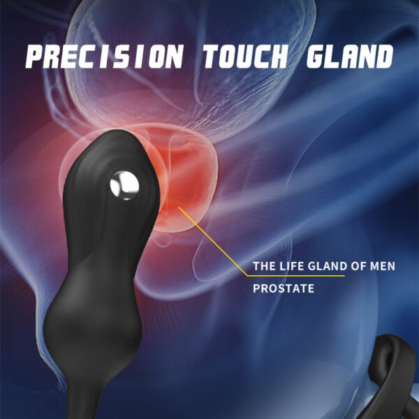 2 Prostata Massager Vibrator for Men Anal Plug Prostate Stimulator Butt Plug Delay Ejaculation Ring Toys for Adults