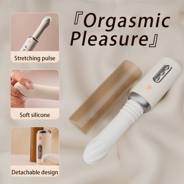 New APP Control Hands Free Automatic Sex Machine Telescopic Dildo Vibrators for Women Masturbation Intelligent Heating Pumping Gun with male invoice Sex Toys for Female