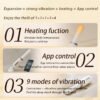 New APP Control Hands Free Automatic Sex Machine Telescopic Dildo Vibrators for Women Masturbation Intelligent Heating Pumping Gun with male invoice Sex Toys for Female