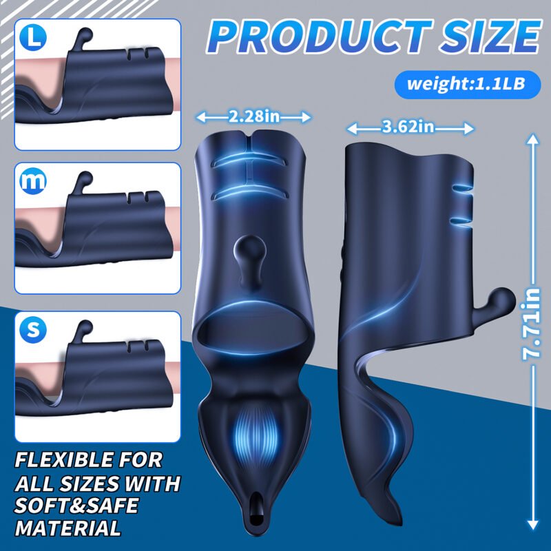 New Arrival Male Testicle Vibrator 12 Speed Vibrating Penis Ring Rechargeable Cock Ring Vibrator for Men Adult Sex Toys