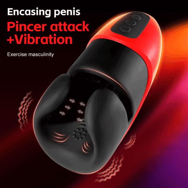 莉娜夹震训练器2 Pocket Pussy Vibrating Male Masturbator Vibrator for Men Vagina Cunt Penis Trainer Sex Toys for Men Masturbatings Adult Sex Shop