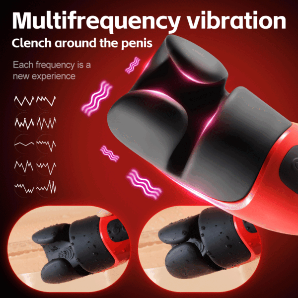 莉娜夹震训练器4 Pocket Pussy Vibrating Male Masturbator Vibrator for Men Vagina Cunt Penis Trainer Sex Toys for Men Masturbatings Adult Sex Shop