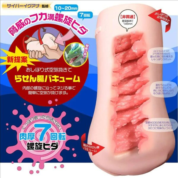 Japan Original Realistic Vagina Pocket Pussy Magic Eyes Shark Spiral Reality Anime TPE Male Masturbator Adult Sex Toys for Men