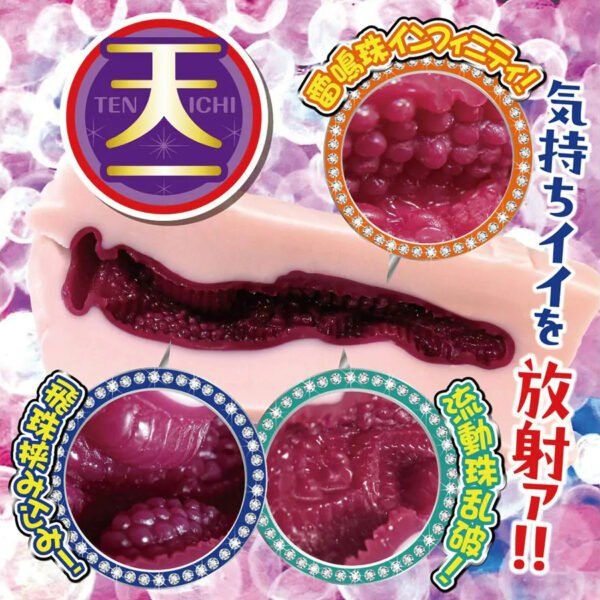 Ride Japan Realistic Pocket Pussy Stroker Tenka Ikketsu Tenjyu Tamayura Onahole Sex Toy for Male Masturbation Lifelike Vagina
