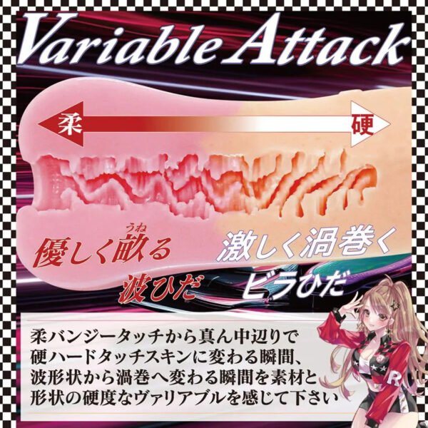 Variable Cyclone (4) Ride Japan Anime Vagina Realistic Pocket Pussy Stroker Variable Cyclone Onahole Sex Toys for Men Masturbation