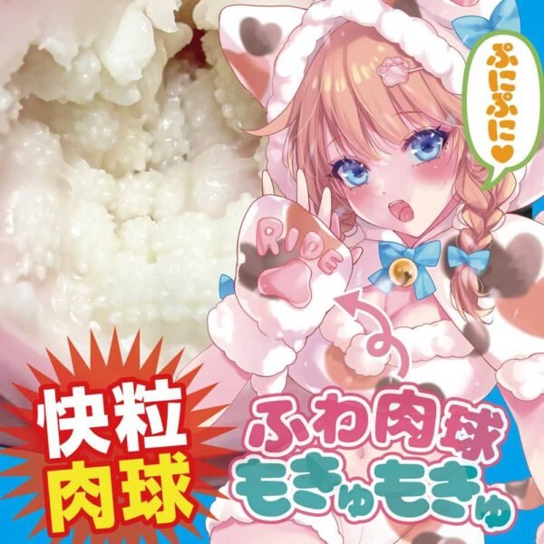 Ride Japan Male Masturbator for Men Realistic Pocket Pussy Fuwakko Mokyun Catgirl Anime Onahole Artificial Vagina