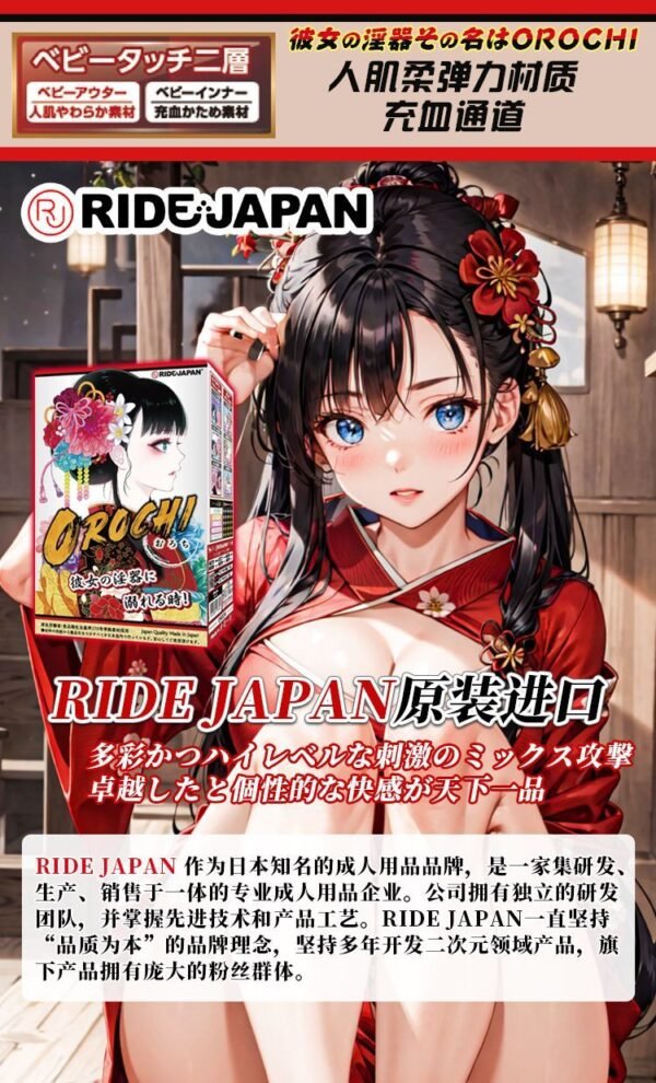 Japan Lifelike Textured Vagina Realistic Pocket Pussy Stroker OROCHI Masturbator Onahole Penis Stimulator Anime Sex Toys for Men
