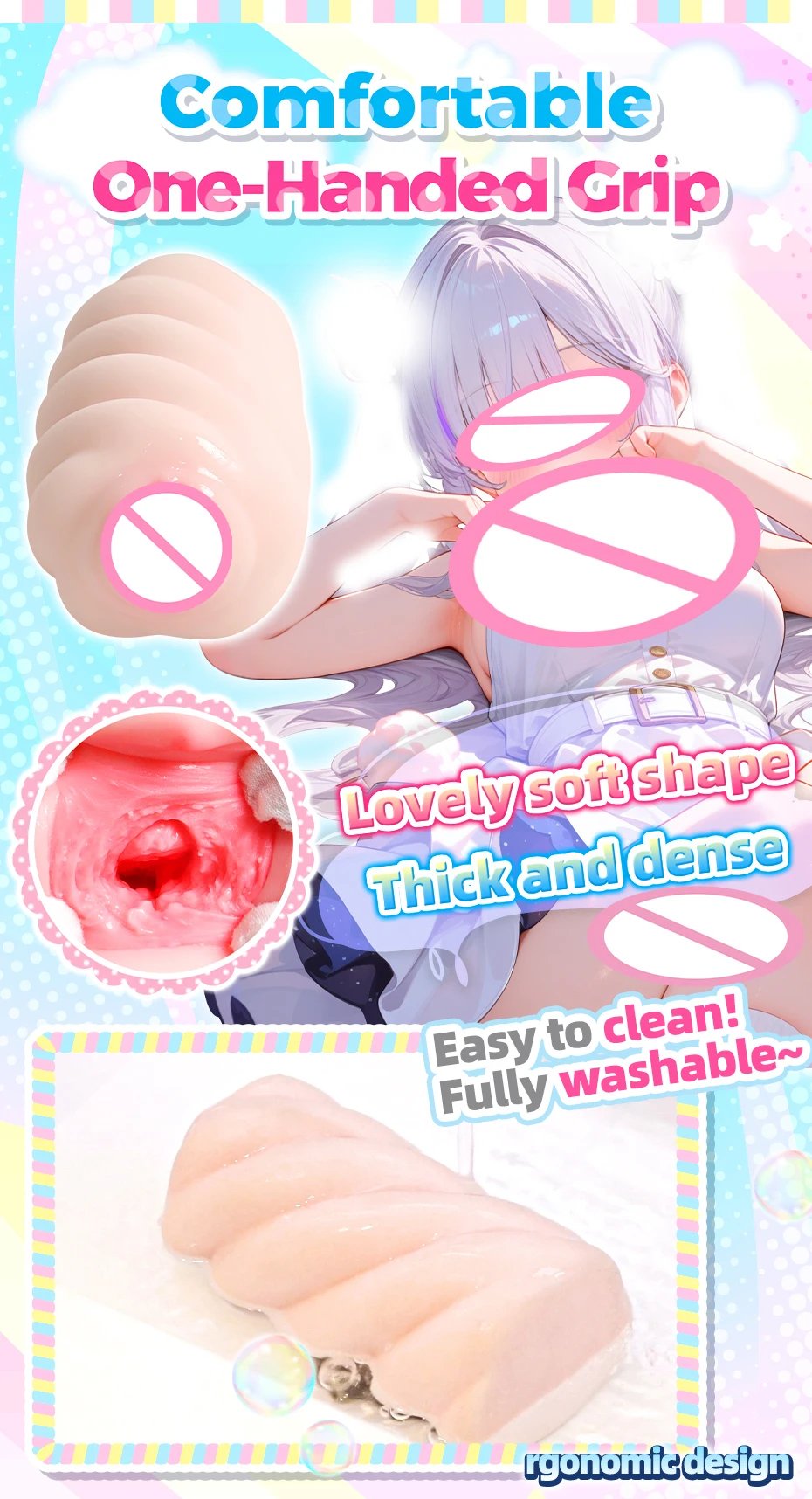 YUU Soft Masturbator for Men Realistic Vagina Masturbation Cup Tight Pussy Anime Masturbators Adult Sex Toys for Man Non Greasy Detail 20 1