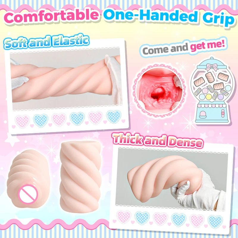 YUU Soft Masturbator for Men Realistic Vagina Masturbation Cup Tight Pussy Anime Masturbators Adult Sex Toys for Man Non Greasy Main 04 4