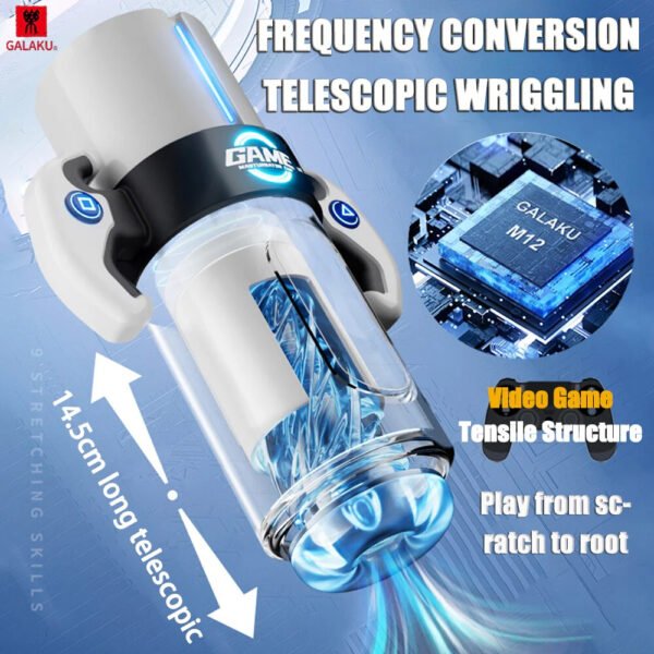 GALAKU F1 Masturbation Cup (25) Galaku F1 Automatic Sucking Male Masturbator with 10-Frequency Vibration Men Automatic Sex Machines