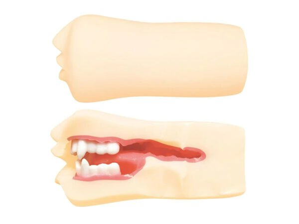 Kametsu no Yaiba Fangs (2) Tamatoys Japanese Anime Male Masturbator Throat Real Mouth Deep Half Sex Toys for Man Adult Blowjob