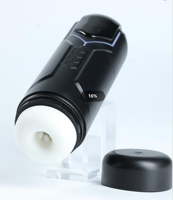 mizzzee electric male masturbator 9 frequency thrusting suction vibrating masturbation cup with sound and display counter