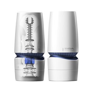 japan tenga male masturbator elegant aero cobalt silver ring masturbation cup rotational suction sex toys for adults