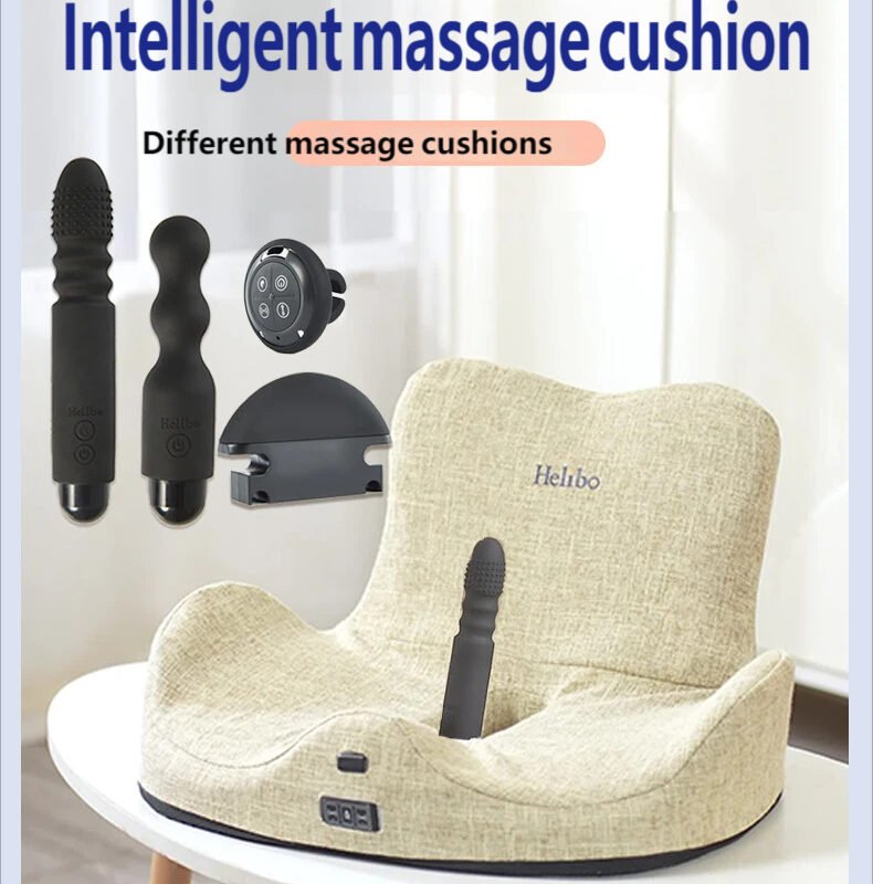 Home 16 USB Charging 7 Frequency Vibration Massage Cushion Seat Pad PC Muscle Training Prostate Anal Play Adult Sex Toys
