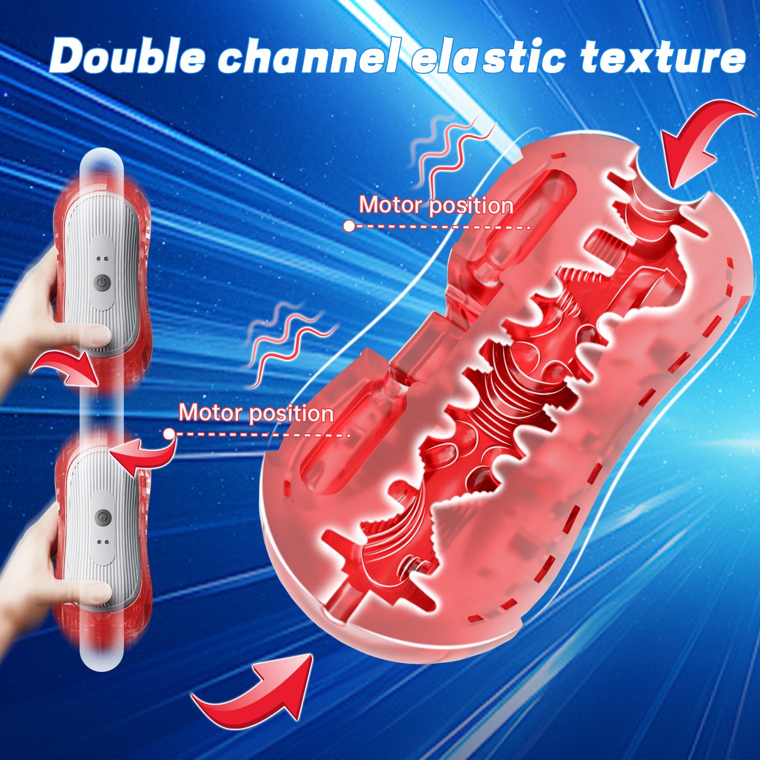 Vibrating Male Masturbator Trainer 6