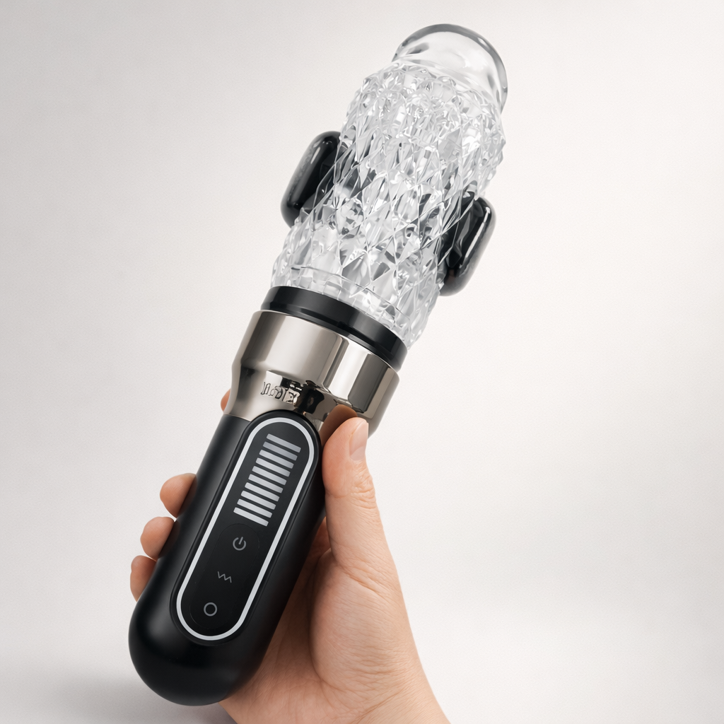 telescopic rotating male masturbator 1