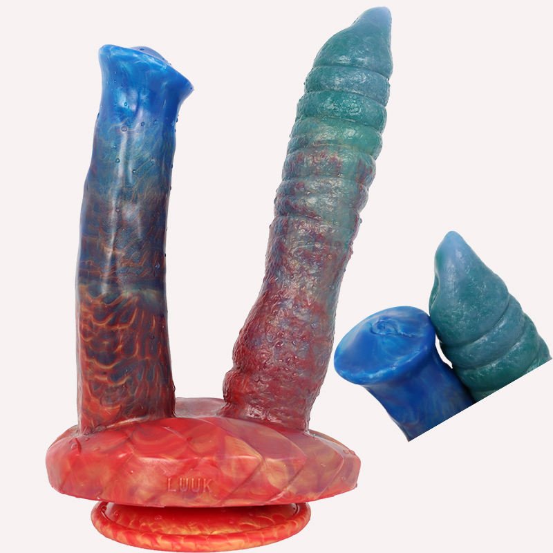 Unisex Dual Penetration Adult Toy, Vaginal & Anal Stimulator, Unique Shaped Anal Plug & Pleasure Dildo 14 Main 02