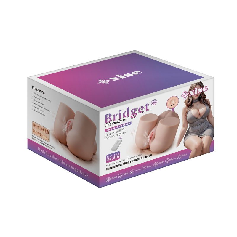 Remote Control Vibrating Sucking Masturbator 23 Remote Control TPR Vibrating Sucking Ass Masturbator 24lb Automatic Big Butt Masturbator 2