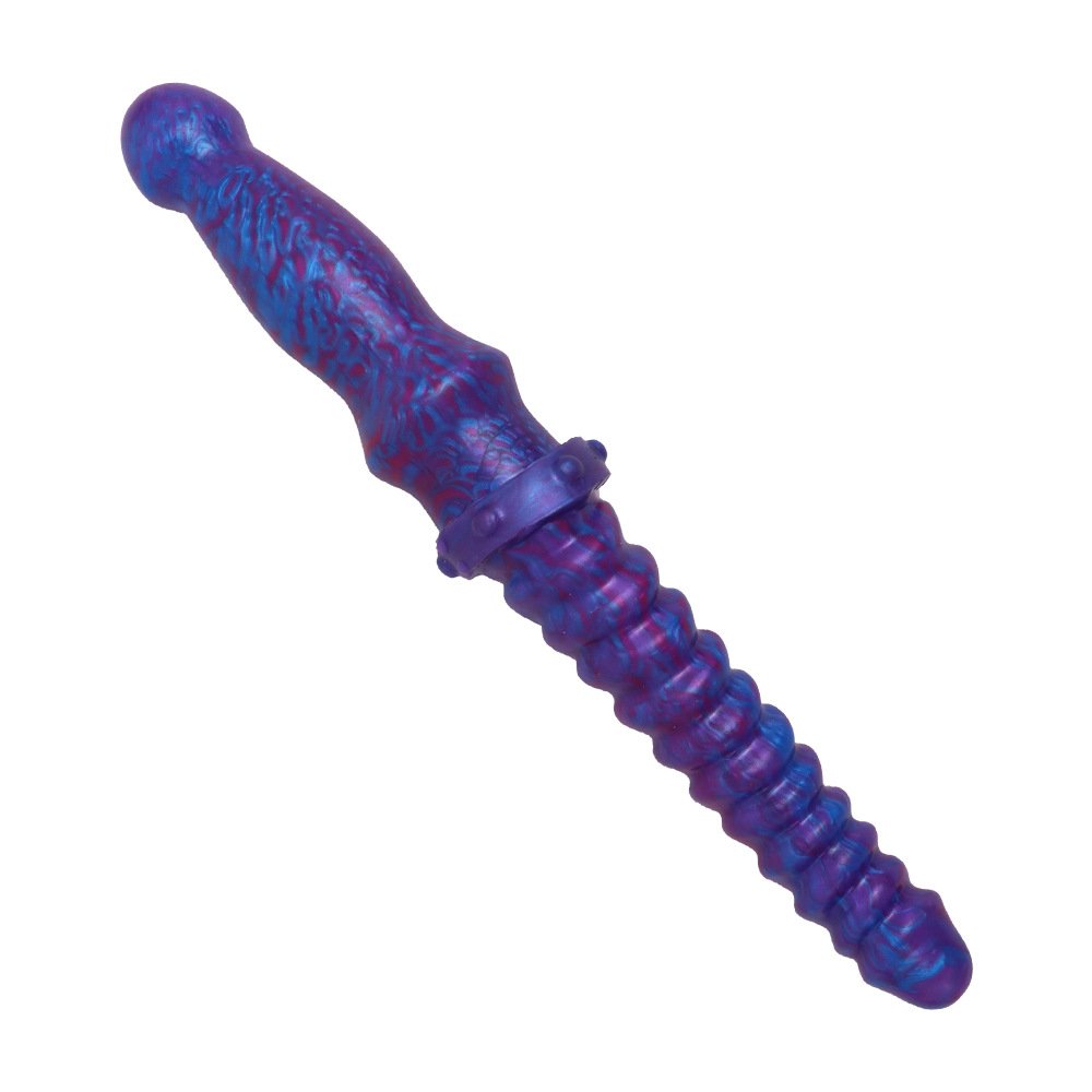 36CM Extra Long Double-Ended Dildo with Textured Grip Handle, Anal & Vaginal Dual-Use Masturbation Toy, Sex Toy for Men & Women 10 主图 01 3