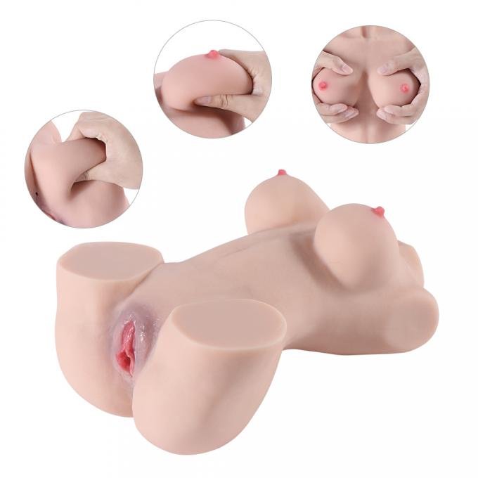 Home 15 Real Feel Sex Doll Torso 4.2KG Half Body Sex Doll TPR Model For Men